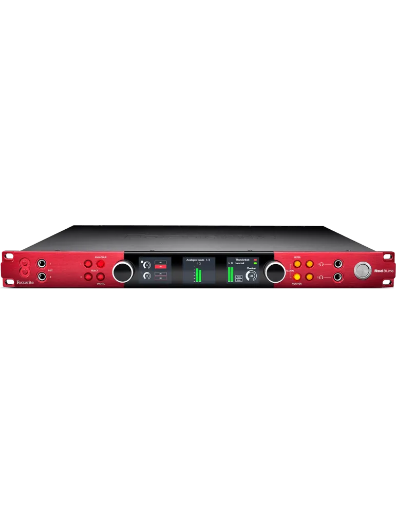  FOCUSRITE PRO RED-8LINE Rojo - Interfaz 58 in / 64 out|MusicGoodDeal 