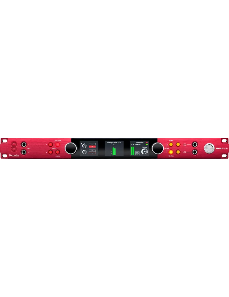  FOCUSRITE PRO RED-8LINE Rojo - Interfaz 58 in / 64 out|MusicGoodDeal 