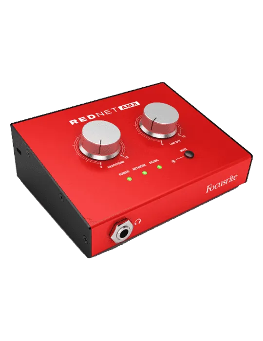  FOCUSRITE PRO REDNET-AM2 REDNET - Amplificador de auriculares / 2 salidas de línea|MusicGoodDeal 
