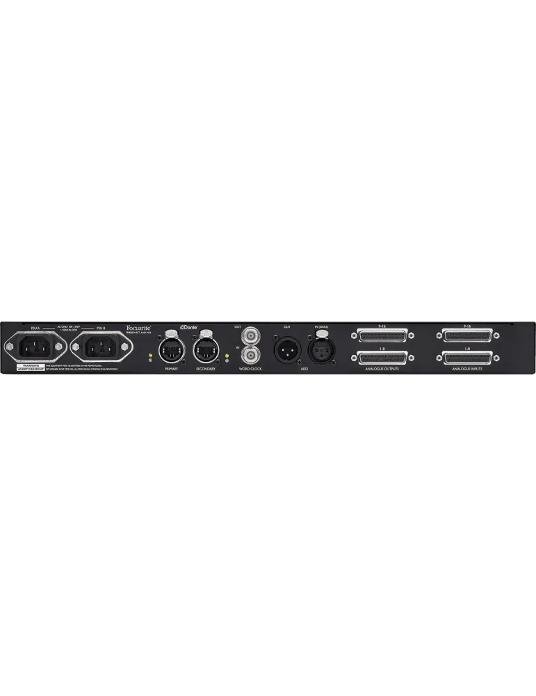  FOCUSRITE PRO REDNET-A16R-MK2 REDNET - Convertidor de 16 canales AN/NA|MusicGoodDeal 