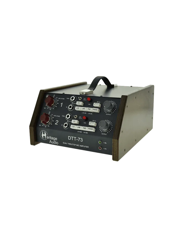  HERITAGE AUDIO DTT-73   Dual Mic Preamp - DI - Tabletop|MusicGoodDeal 