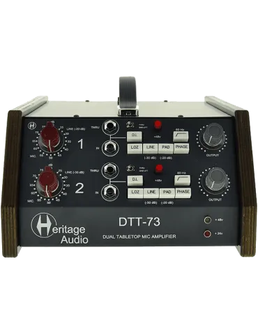  HERITAGE AUDIO DTT-73   Doble Mic Preamp - DI - Tabletop|MusicGoodDeal  2