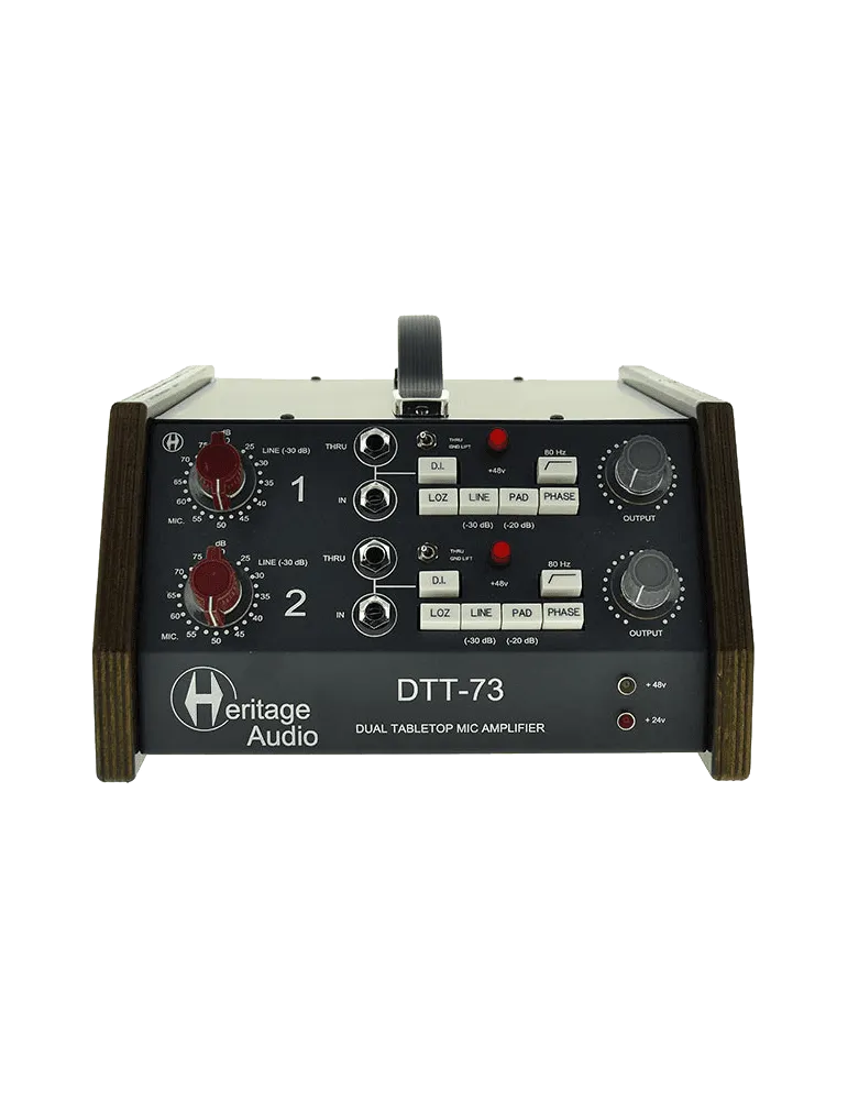  HERITAGE AUDIO DTT-73   Dual Mic Preamp - DI - Tabletop|MusicGoodDeal 