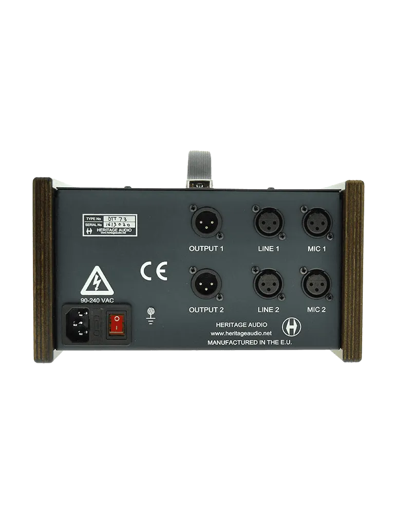  HERITAGE AUDIO DTT-73   Dual Mic Preamp - DI - Tabletop|MusicGoodDeal 