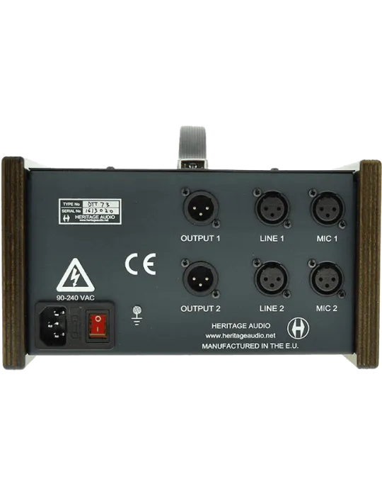  HERITAGE AUDIO DTT-73   Dual Mic Preamp - DI - Tabletop|MusicGoodDeal 