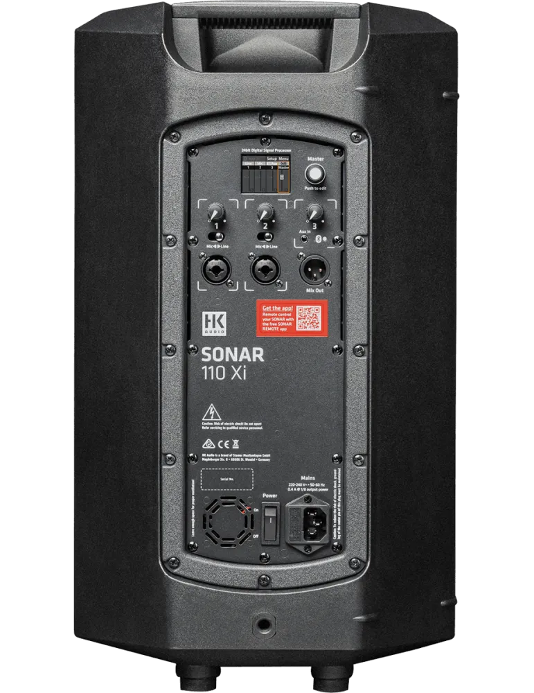 HK AUDIO SONAR-110XI Powered Speakers - 2 way 10" 1,2 kW bluetooth|MusicGoodDeal 