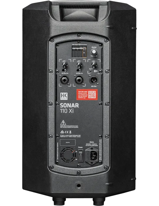  HK AUDIO SONAR-110XI Powered Speakers - 2 way 10" 1,2 kW bluetooth|MusicGoodDeal 