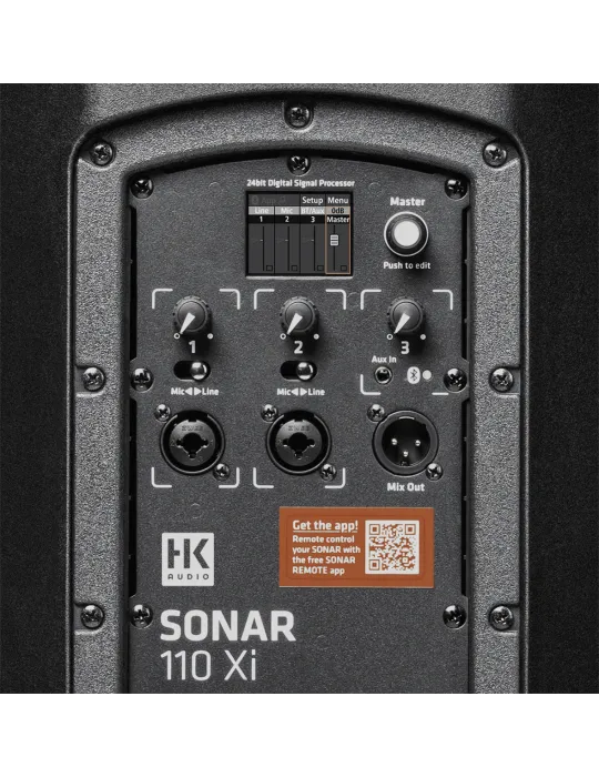  HK AUDIO SONAR-110XI Powered Speakers - 2 way 10" 1,2 kW bluetooth|MusicGoodDeal 