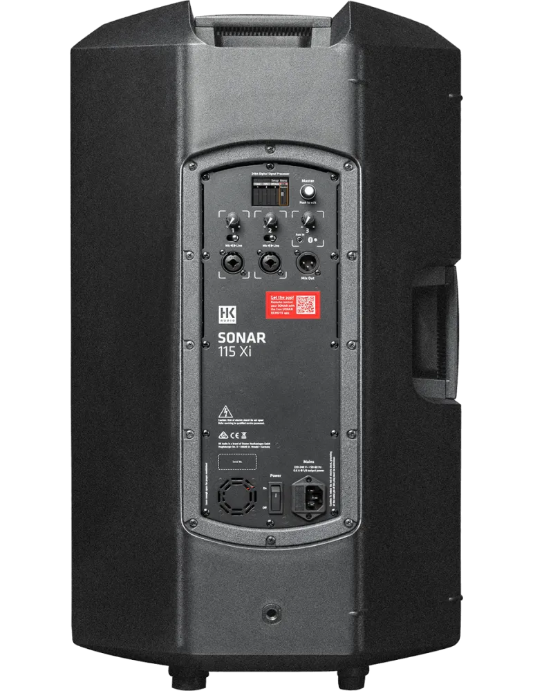  HK AUDIO SONAR-115XI Powered Speakers - 2 way 15" 1,2 kW bluetooth|MusicGoodDeal 