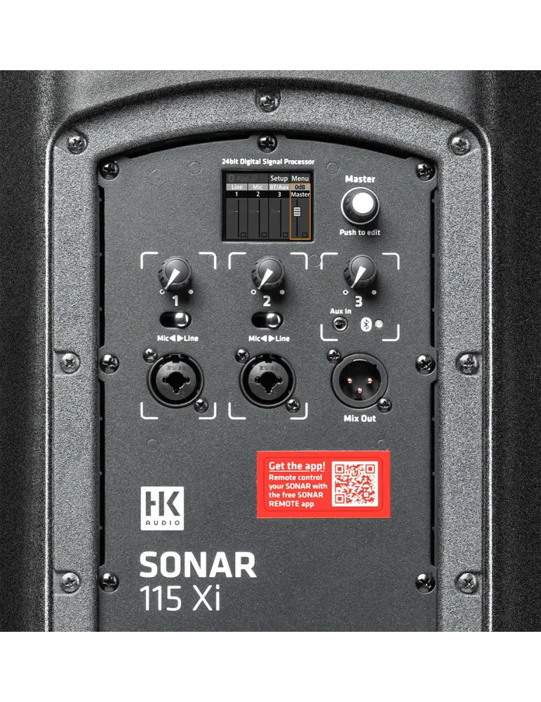  HK AUDIO SONAR-115XI Powered Speakers - 2 way 15" 1,2 kW bluetooth|MusicGoodDeal 