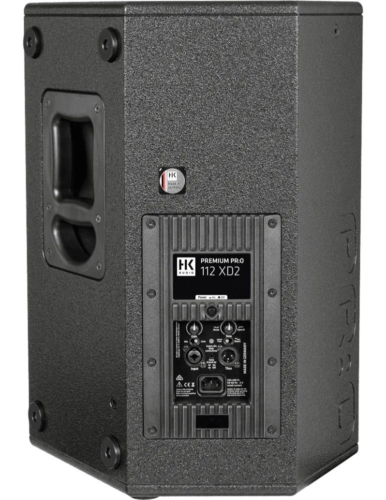  HK AUDIO PRO-112XD2 D2 Amplified Speakers - 2 way 1.2kWrms Versatile Amplifier|MusicGoodDeal 