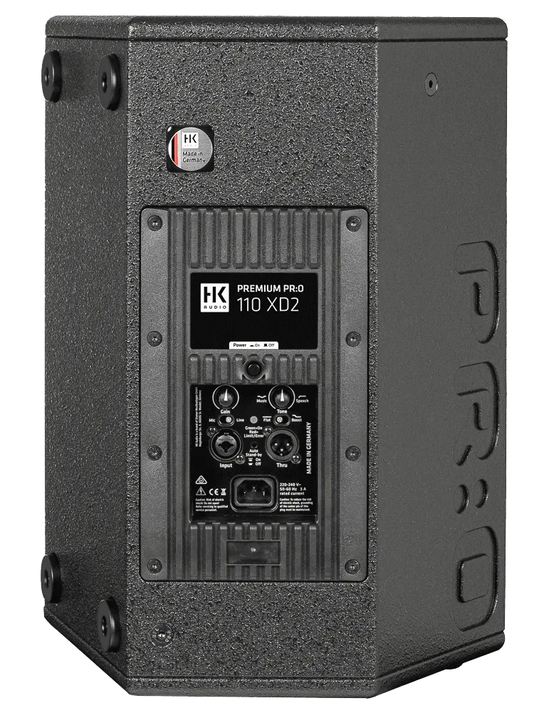  HK AUDIO PRO-110XD2 D2 2-way 10" 1.2 kWrms Versatile Powered Speakers|MusicGoodDeal 