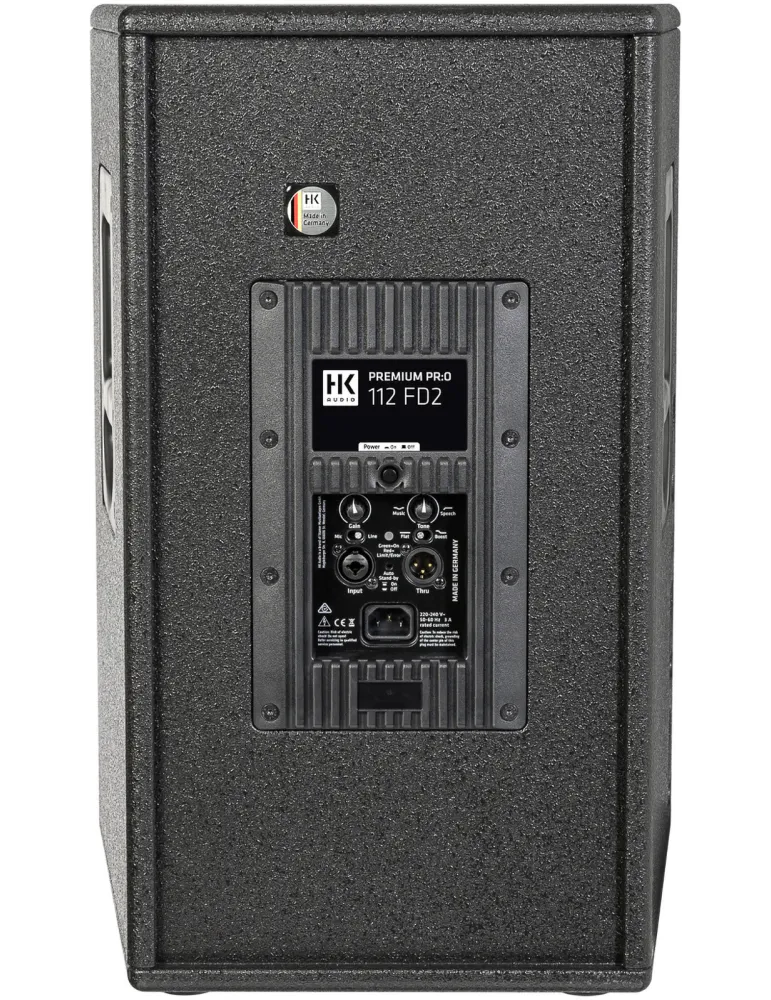  HK AUDIO PRO-112FD2 D2 - 2 way 12" 1,2kWrms powered speakers|MusicGoodDeal 