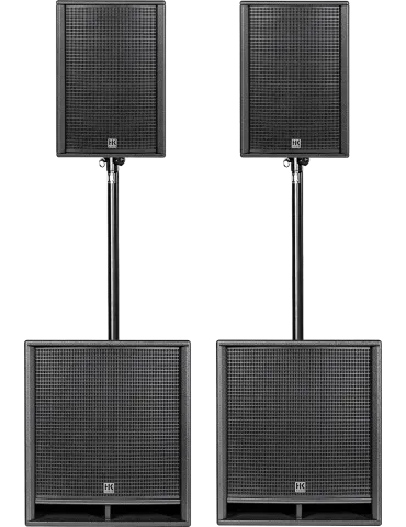 HK AUDIO PROD2PACK-1218  Amplified systems - Amplified kit recommended for up to 300 pers.