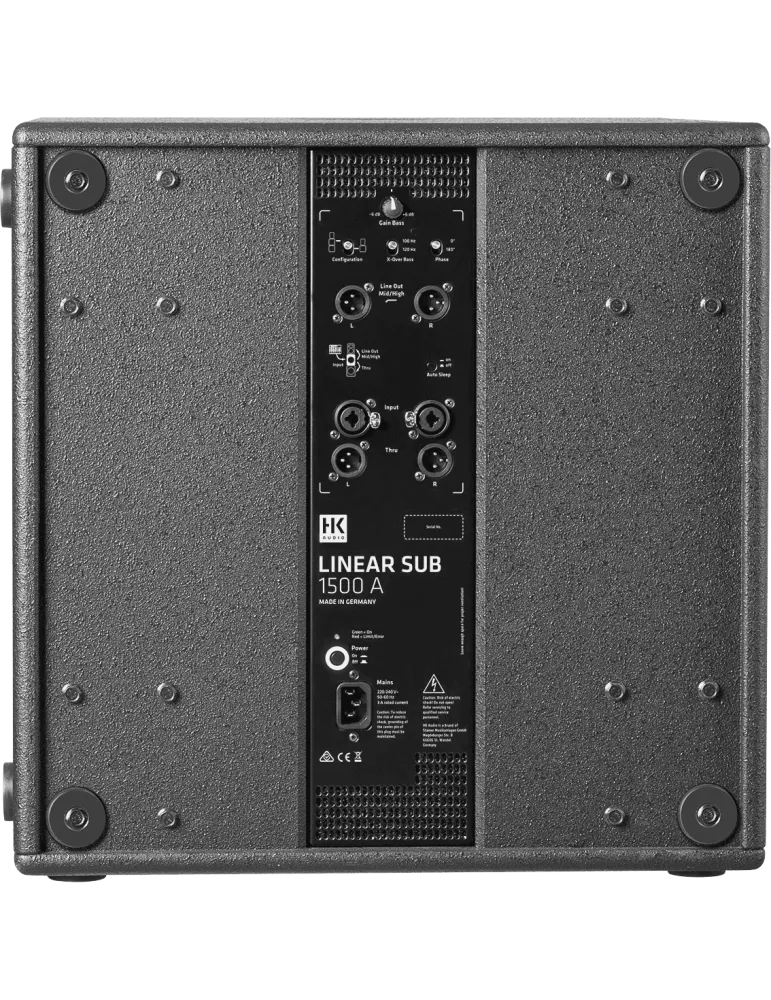  HK AUDIO LSUB-1500A Powered Subwoofers - 1x15" amp 1.2kWrms|MusicGoodDeal 
