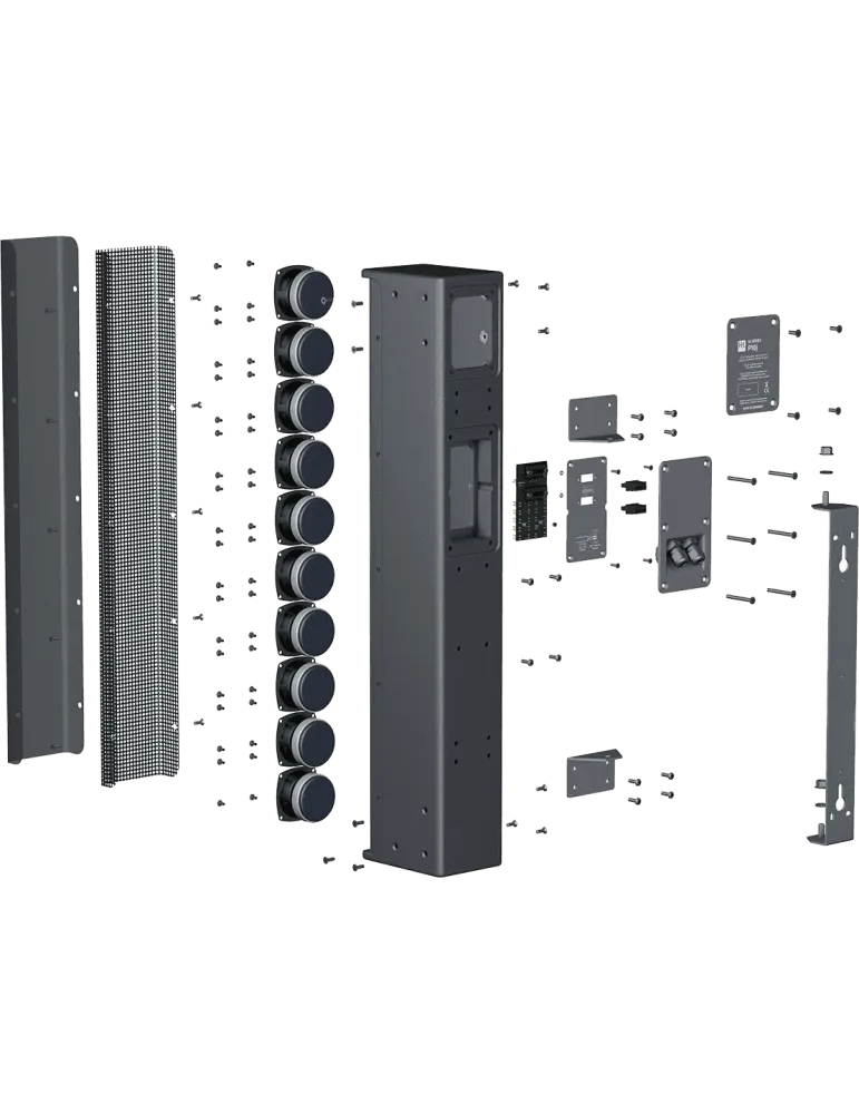  HK AUDIO P10I Lautsprecher - 100° x 5°-Säule mit integrierter Wandhalterung|MusicGoodDeal 