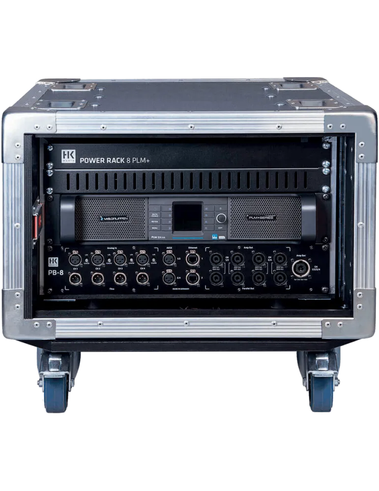  HK AUDIO C-DRIVE4LG Complete racks - Rack with 1x PLM 12K44 amp|MusicGoodDeal 