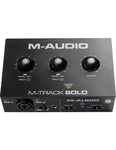  M-AUDIO MTRACK-SOLO 2 Kanäle, 1 Combo-Eingang + Instrument/Line-Klinkeneingang|MusicGoodDeal 