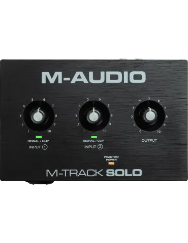  M-AUDIO MTRACK-SOLO 2 Kanäle, 1 Combo-Eingang + Instrument/Line-Klinkeneingang|MusicGoodDeal  2