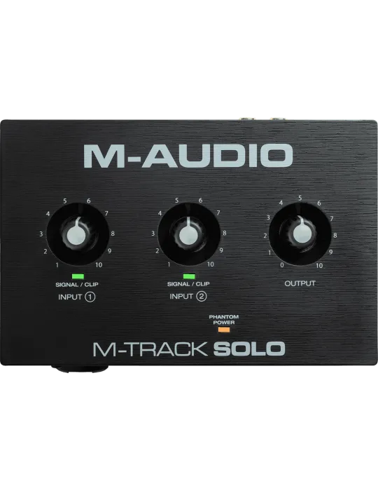  M-AUDIO MTRACK-SOLO 2 canales, 1 entrada combo + entrada de instrumento/línea|MusicGoodDeal 