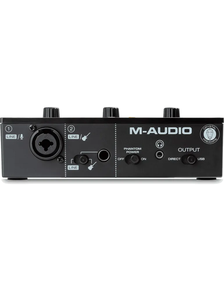  M-AUDIO MTRACK-SOLO 2 canales, 1 entrada combo + entrada de instrumento/línea|MusicGoodDeal 