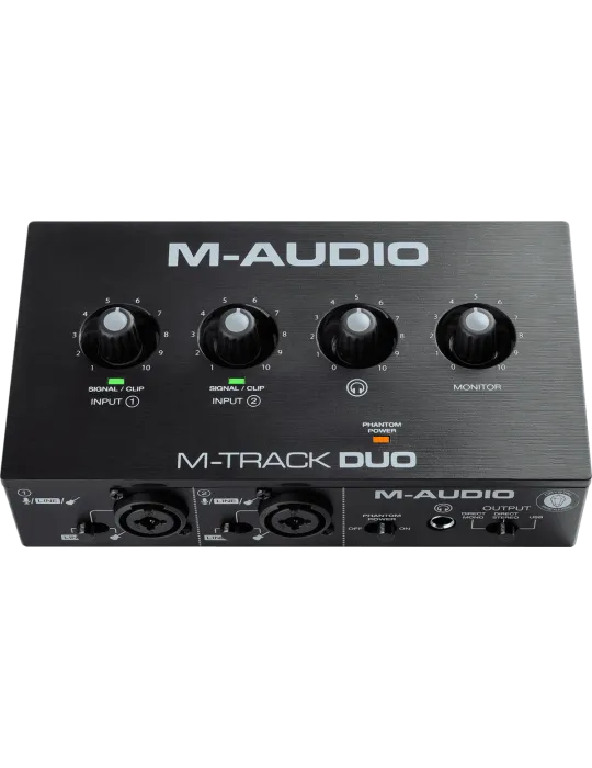  M-AUDIO MTRACK-DUO 2 canales, 2 entradas combo XLR/jack|MusicGoodDeal 