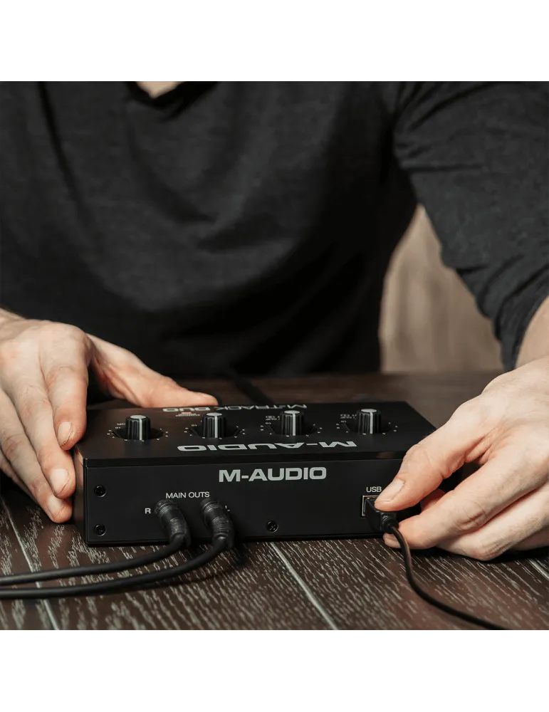  M-AUDIO MTRACK-DUO 2 canales, 2 entradas combo XLR/jack|MusicGoodDeal 
