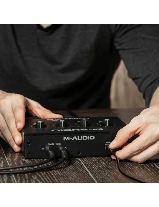  M-AUDIO MTRACK-DUO 2 canales, 2 entradas combo XLR/jack|MusicGoodDeal 