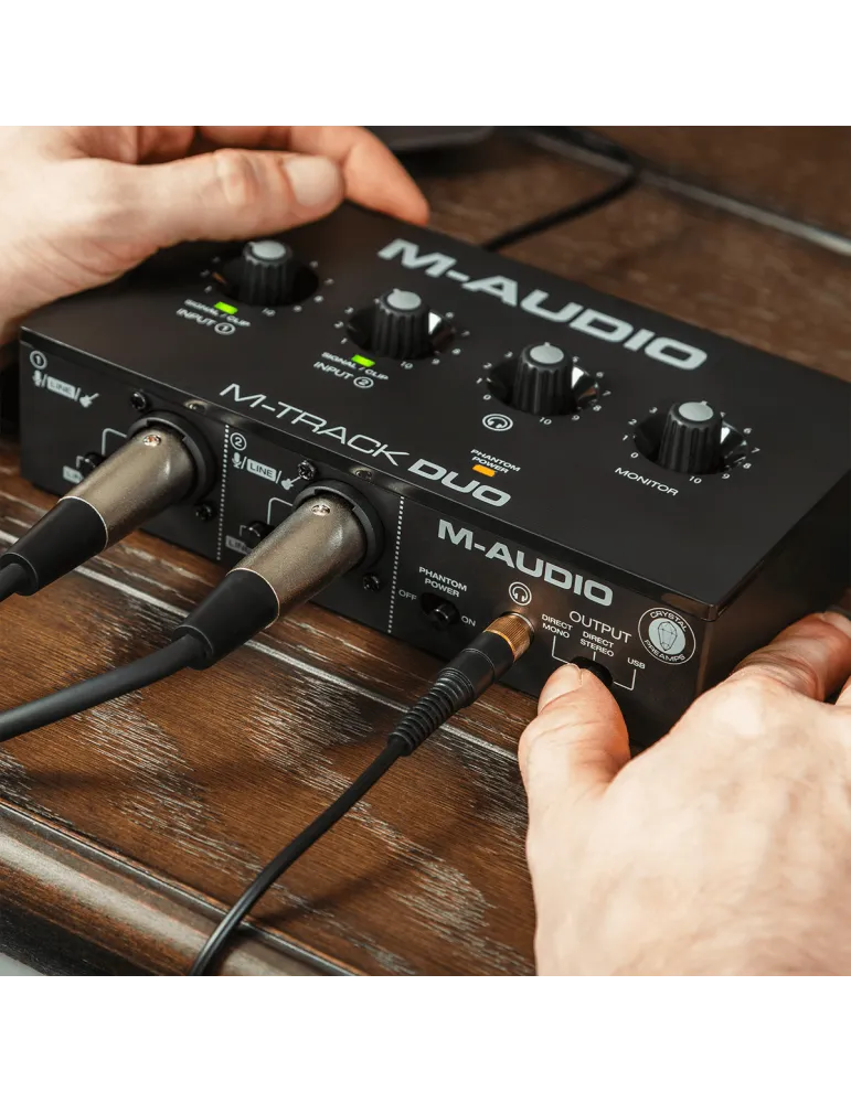  M-AUDIO MTRACK-DUO 2 canales, 2 entradas combo XLR/jack|MusicGoodDeal 