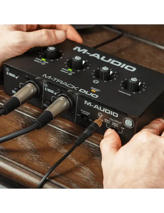  M-AUDIO MTRACK-DUO 2 canales, 2 entradas combo XLR/jack|MusicGoodDeal 