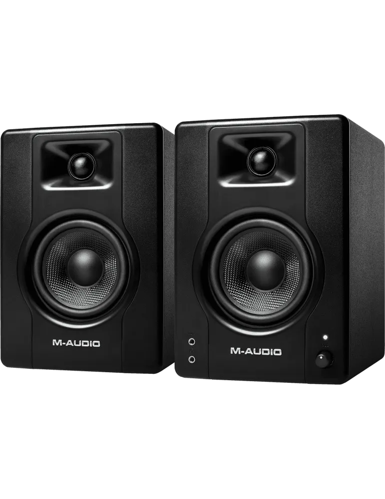  M-AUDIO BX4D3 Active 2-way 4.5" 120W speakers (pair)|MusicGoodDeal 