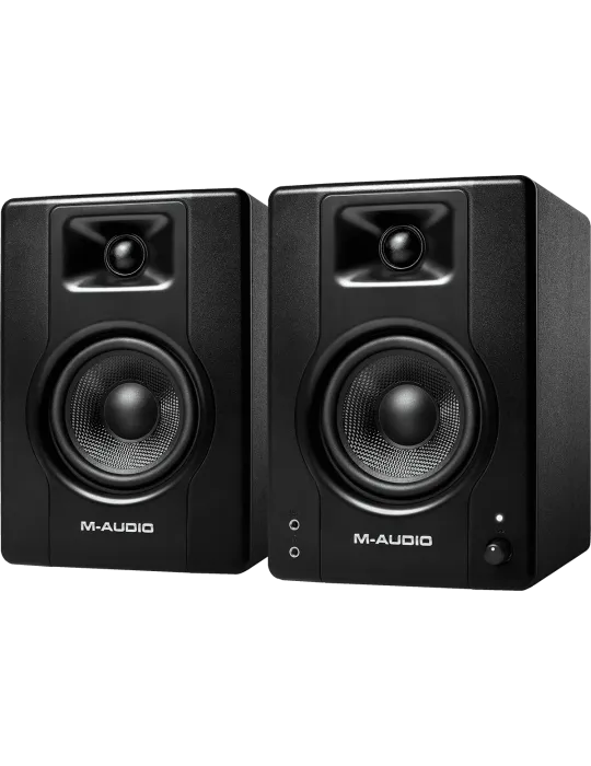  M-AUDIO BX4D3 Active 2-way 4.5" 120W speakers (pair)|MusicGoodDeal 