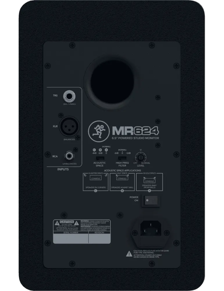 MACKIE MR624 6,5" 50W RMS (the unit)|MusicGoodDeal 