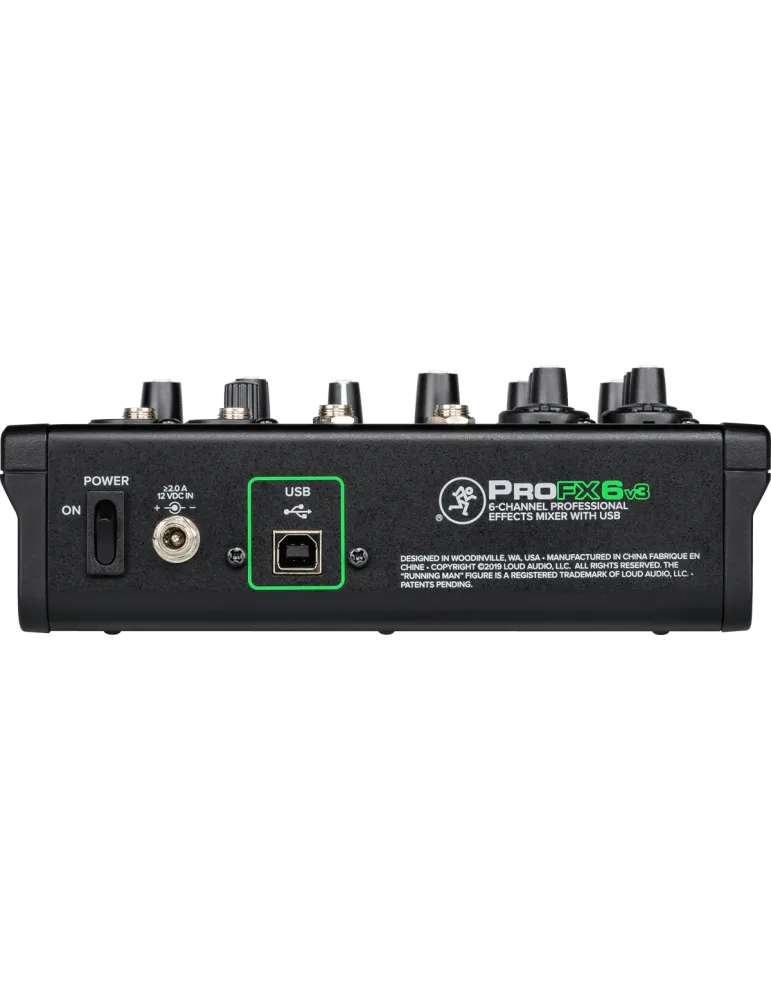  MACKIE PROFX6V3 PROFXV3 - USB 6 canales + efectos|MusicGoodDeal 