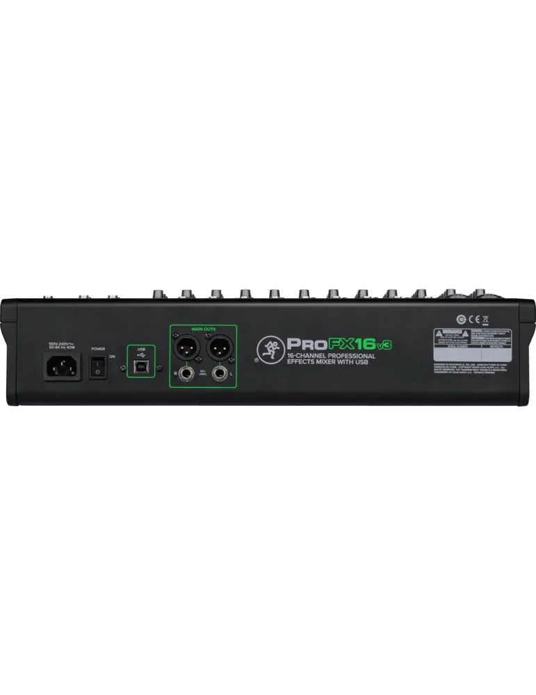  MACKIE PROFX16V3 PROFXV3 - USB 16 canales + efectos|MusicGoodDeal 