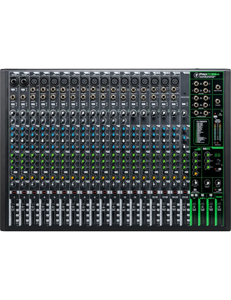  MACKIE PROFX22V3 PROFXV3 - 22 canales USB + efectos|MusicGoodDeal 