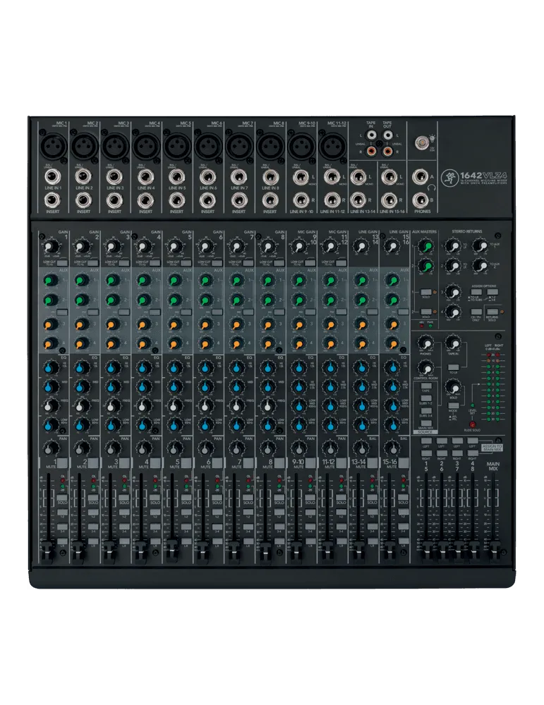  MACKIE 1642-VLZ4 VLZ4 - Kompakt 16 Kanäle 4 Aux|MusicGoodDeal 