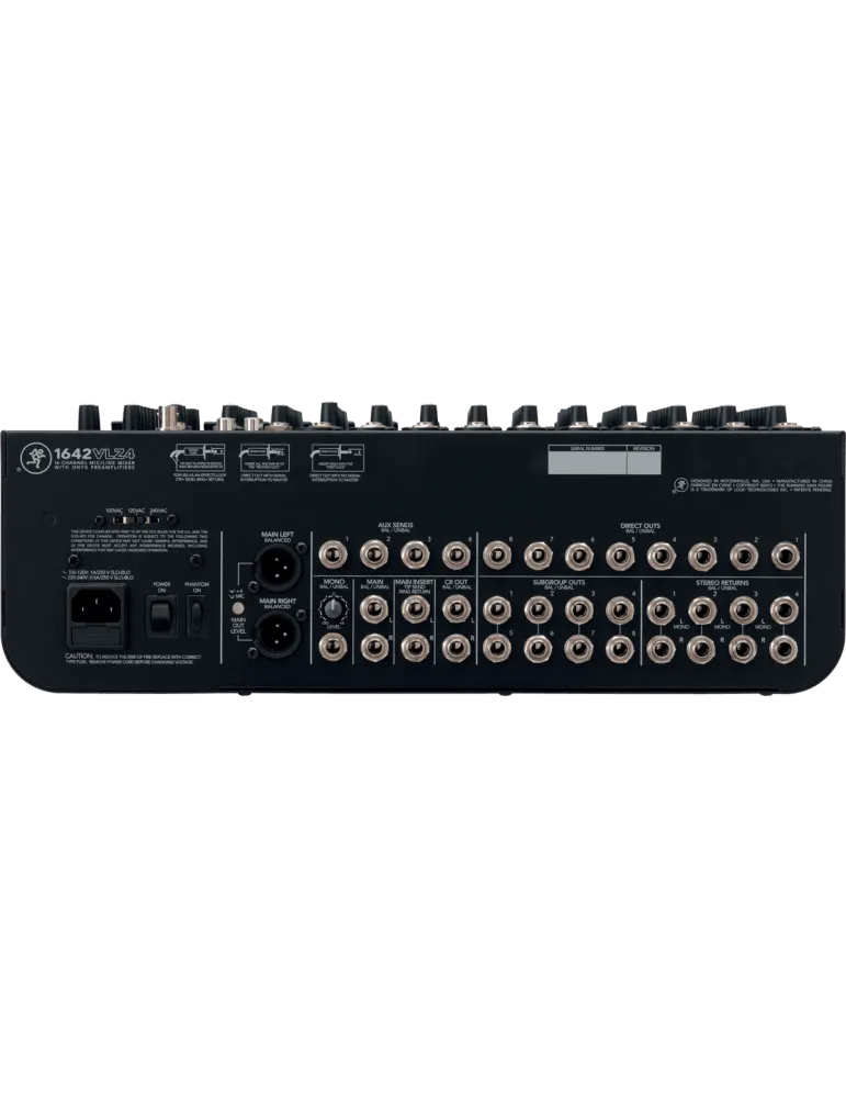  MACKIE 1642-VLZ4 VLZ4 - Kompakt 16 Kanäle 4 Aux|MusicGoodDeal 