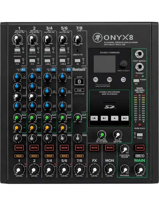  MACKIE ONYX8 Onyx - USB 8 canales + efectos|MusicGoodDeal 