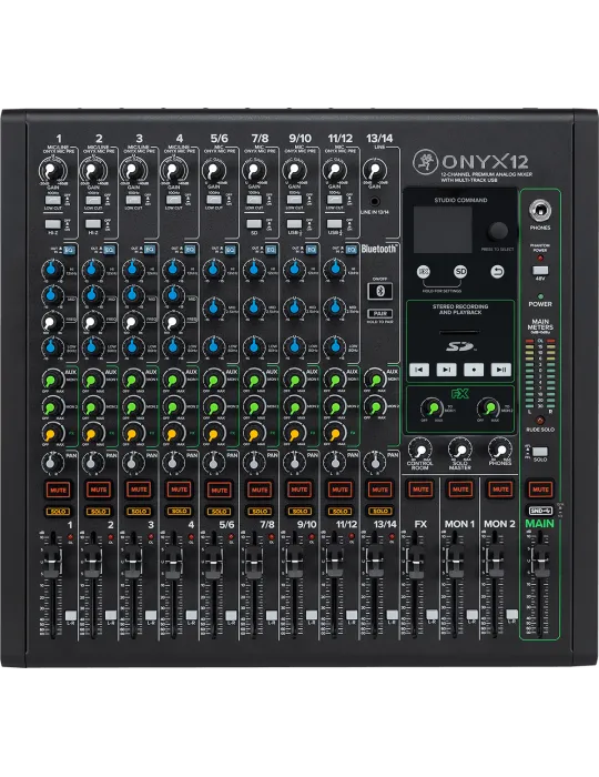  MACKIE ONYX12 Onyx - USB 12 canales + efectos|MusicGoodDeal 
