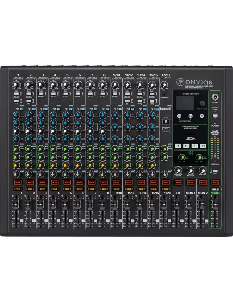  MACKIE ONYX16 Onyx - 16 canales USB + efectos|MusicGoodDeal 