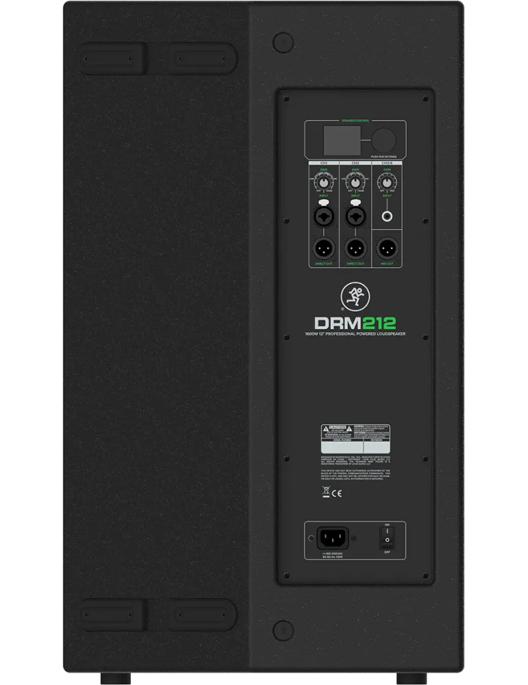  MACKIE DRM212 Active Broadband - 2 way 800W RMS 12".|MusicGoodDeal 