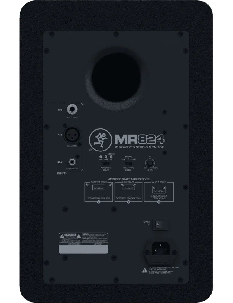  MACKIE MR824 8" 65W RMS (the unit)|MusicGoodDeal 