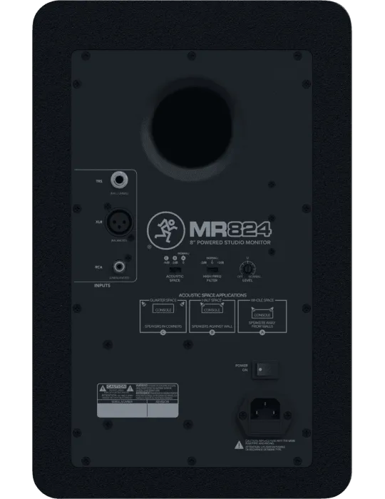  MACKIE MR824 8" 65W RMS (the unit)|MusicGoodDeal 