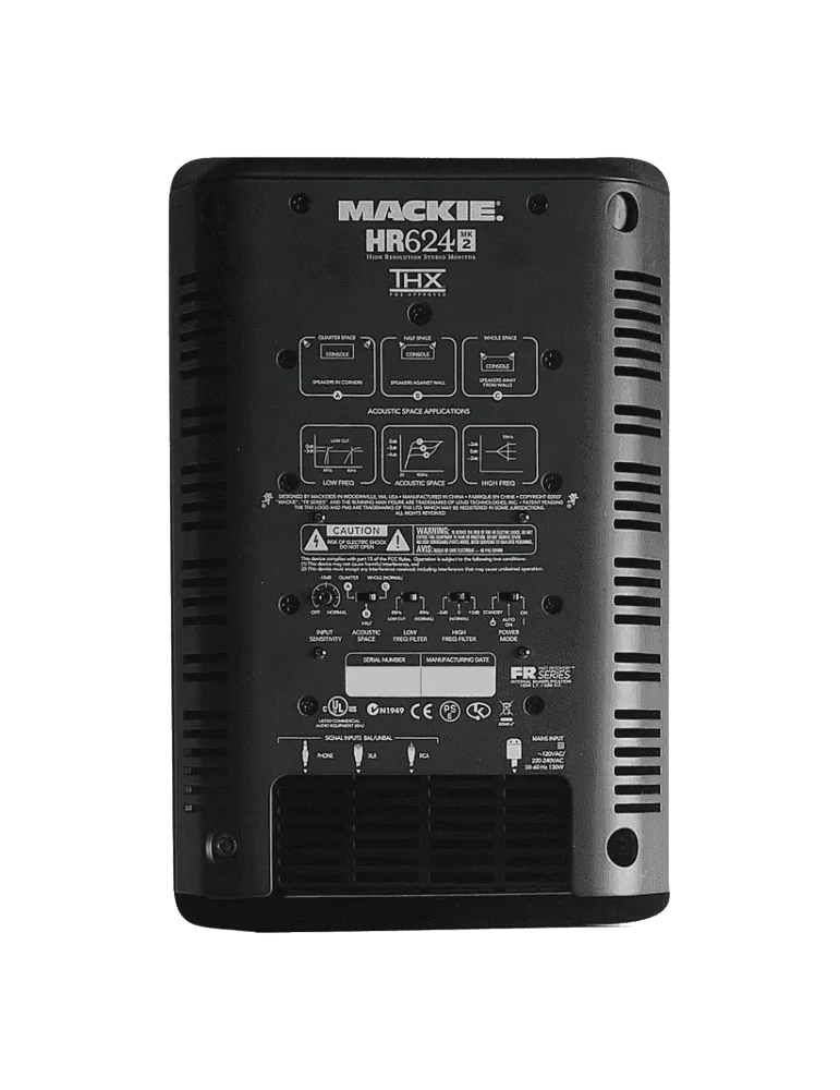  MACKIE HR624MK2 Active bi-amp. 140W 6,5" (the unit)|MusicGoodDeal 