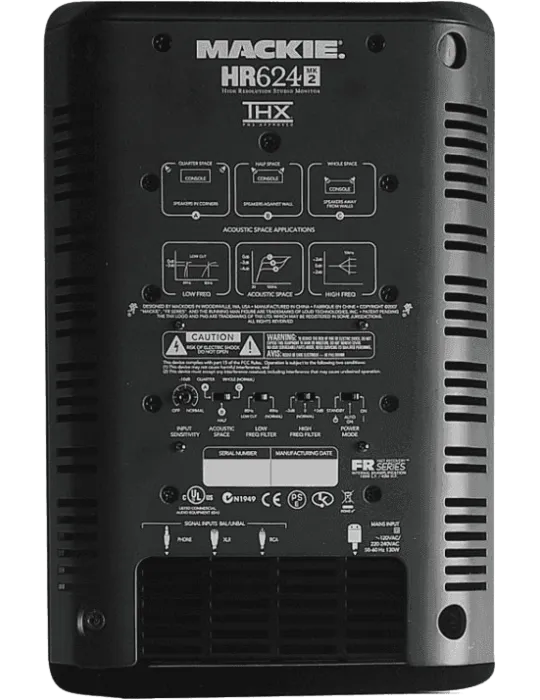  MACKIE HR624MK2 Active bi-amp. 140W 6,5" (the unit)|MusicGoodDeal 