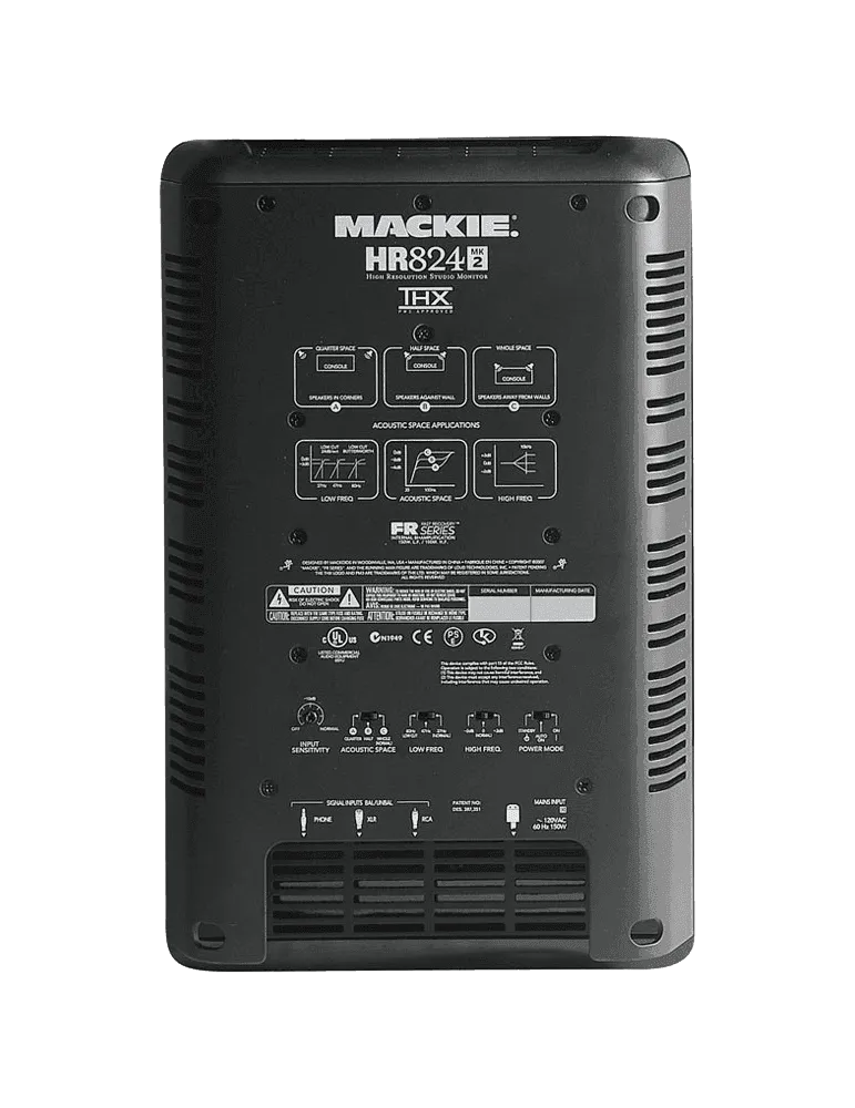  MACKIE HR824MK2 Active bi-amp. 250W 8" (the unit)|MusicGoodDeal 