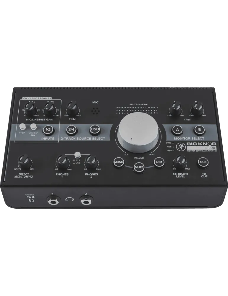  MACKIE BIGKNOB-STUDIO USB 3 in 2 out 24 bit/96 kHz|MusicGoodDeal 