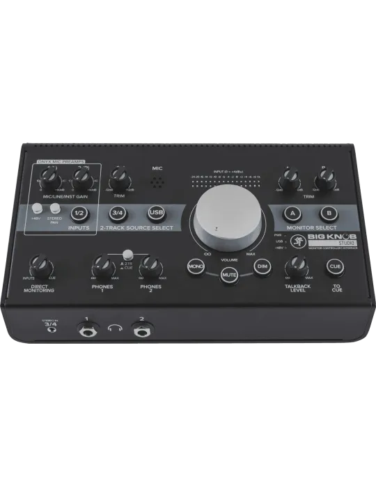  MACKIE BIGKNOB-STUDIO USB 3 in 2 out 24 bit/96 kHz|MusicGoodDeal 