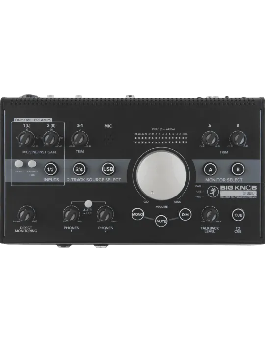  MACKIE BIGKNOB-STUDIO USB 3 in 2 out 24 bit/96 kHz|MusicGoodDeal 